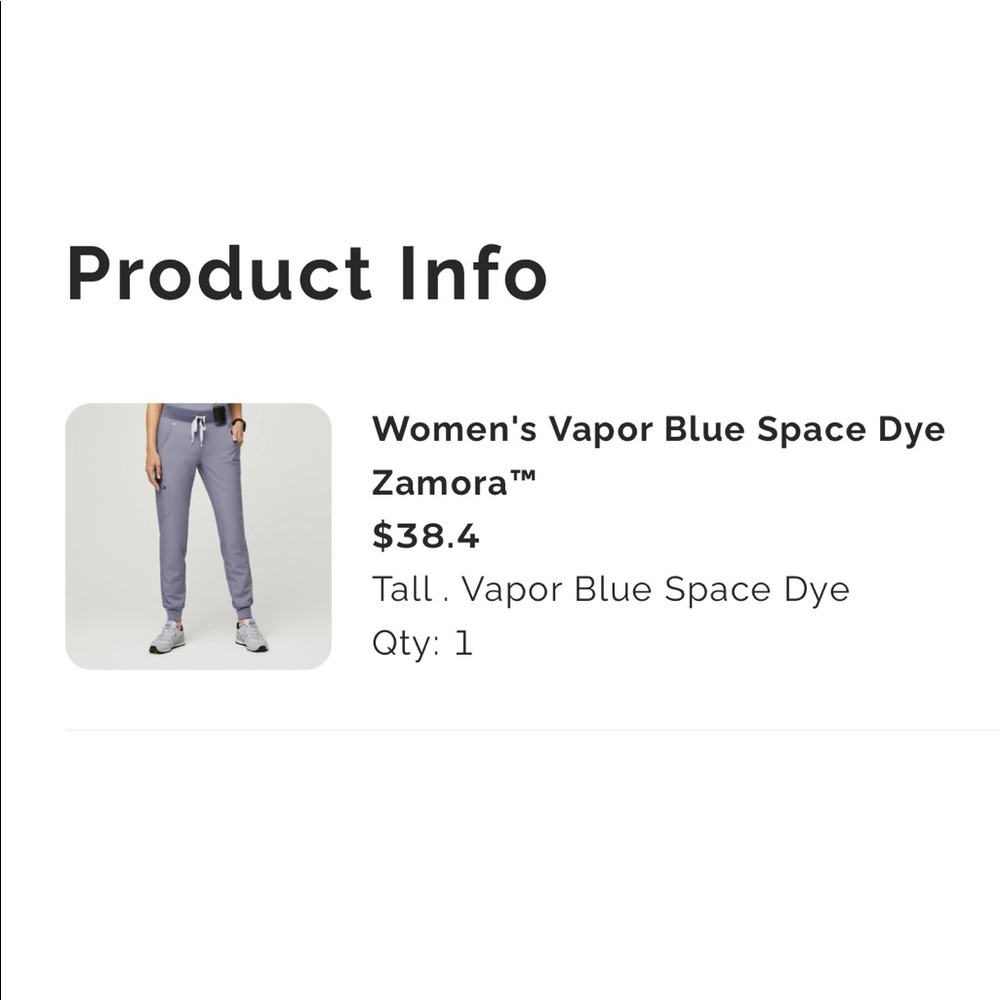 Large top and large Tall bottoms Zamora joggers